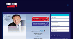 Desktop Screenshot of pompeoforcongress.com